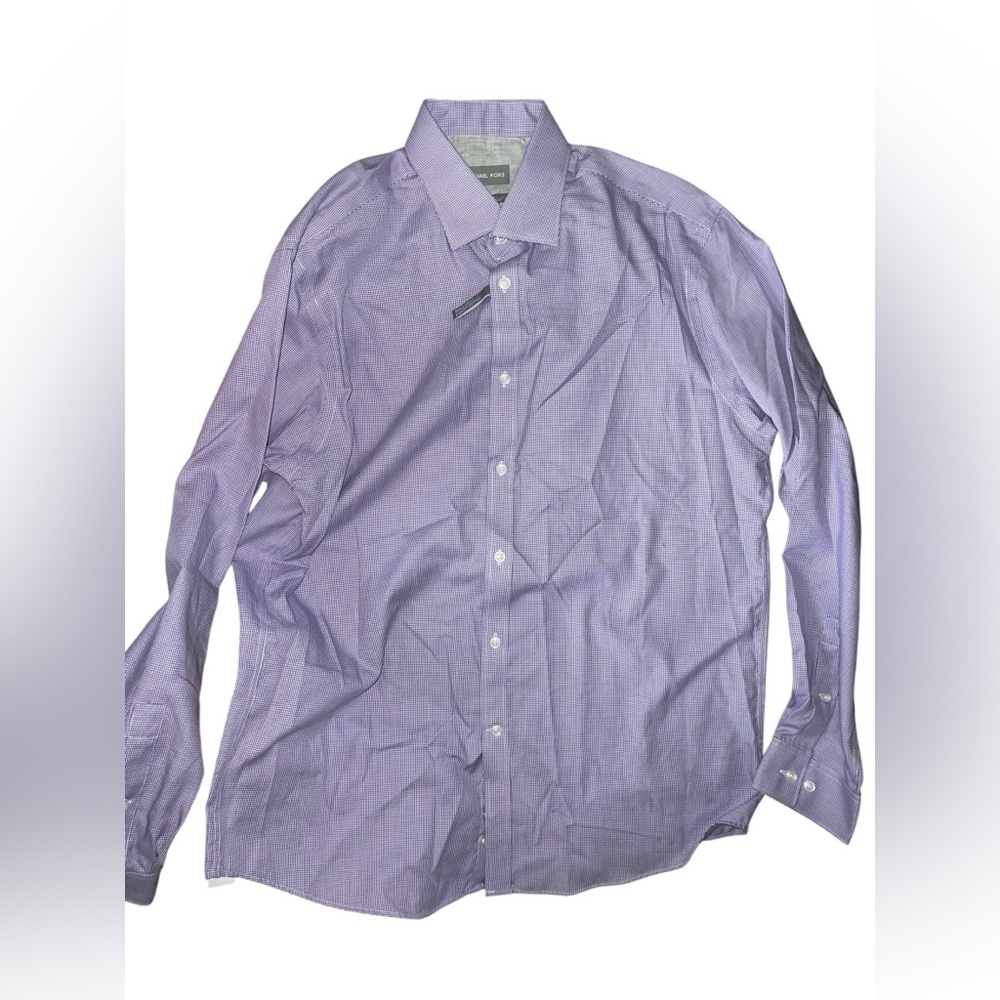 Michael Kors Men's Regular-Fit Performance Dress Shirt